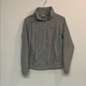 Columbia Heather Gray Full-Zip Jacket